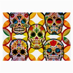 Sugar Skulls Large Glasses Cloth (2 Sides)