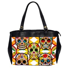 Sugar Skulls Oversize Office Handbag (2 Sides)