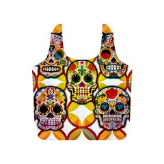 Sugar Skulls Full Print Recycle Bag (S)