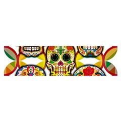 Sugar Skulls Satin Scarf (Oblong)