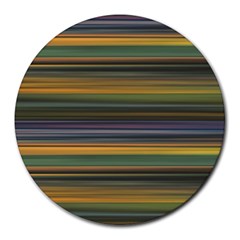 Multicolored Linear Abstract Print Round Mousepads by dflcprintsclothing