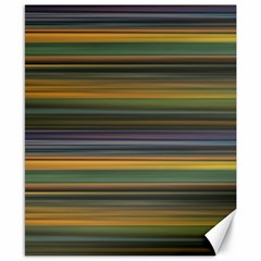 Multicolored Linear Abstract Print Canvas 8  X 10  by dflcprintsclothing