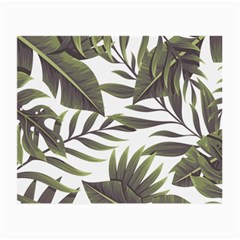 Green Leaves Small Glasses Cloth (2 Sides) by goljakoff