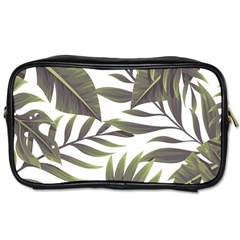 Green Leaves Toiletries Bag (two Sides) by goljakoff
