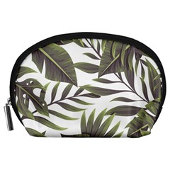 Green Leaves Accessory Pouch (large) by goljakoff