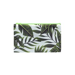 Green Leaves Cosmetic Bag (xs) by goljakoff