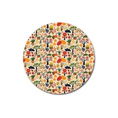 Garden Of Love Magnet 3  (round) by designsbymallika