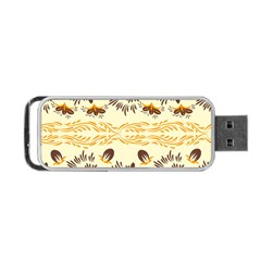 Decorative Flowers Portable Usb Flash (one Side) by Eskimos