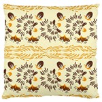 Decorative flowers Large Flano Cushion Case (One Side) Front