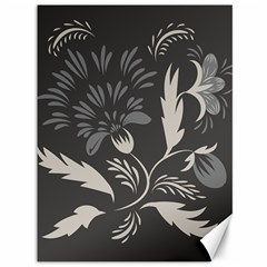 Black Bouquet Canvas 36  X 48  by Eskimos