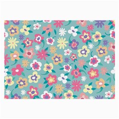 Floral Pattern Large Glasses Cloth by ExtraGoodSauce