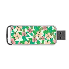 Floral Pattern Portable Usb Flash (one Side) by ExtraGoodSauce