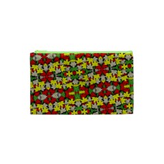 Leaves Pattern Cosmetic Bag (xs)