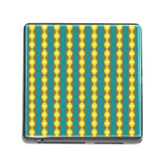 Native American Pattern Memory Card Reader (square 5 Slot) by ExtraGoodSauce