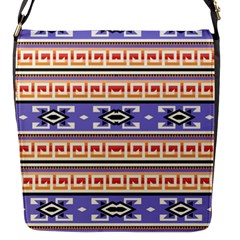 Native American Pattern Flap Closure Messenger Bag (s) by ExtraGoodSauce
