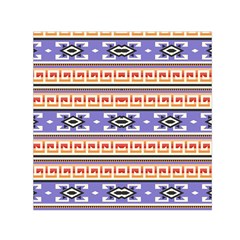 Native American Pattern Small Satin Scarf (square) by ExtraGoodSauce