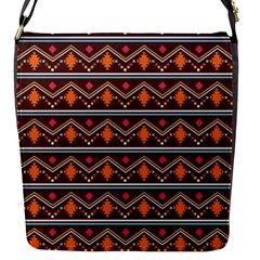 Native American Pattern Flap Closure Messenger Bag (s) by ExtraGoodSauce