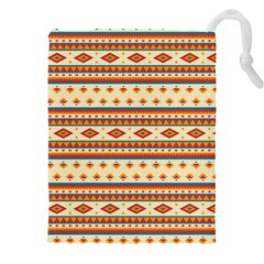 Native American Pattern Drawstring Pouch (5xl) by ExtraGoodSauce