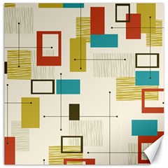 Retro Pattern Vintage Canvas 16  X 16 