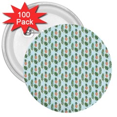 Summer Pattern 3  Buttons (100 Pack) 