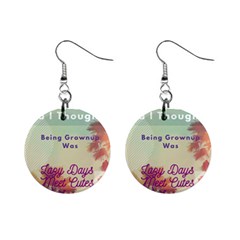 And I Thought    Mini Button Earrings by andithoughtladies