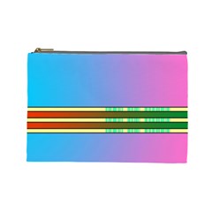 Vaporwave Hack The Planet 4 Cosmetic Bag (large) by WetdryvacsLair