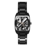 Harris Stainless Steel Barrel Watch Front