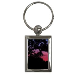 Sunset Landscape High Contrast Photo Key Chain (rectangle) by dflcprintsclothing