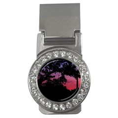 Sunset Landscape High Contrast Photo Money Clips (cz)  by dflcprintsclothing