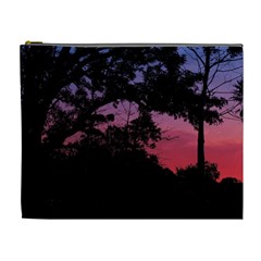 Sunset Landscape High Contrast Photo Cosmetic Bag (xl) by dflcprintsclothing