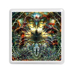 Multicolor Floral Art Copper Patina  Memory Card Reader (square) by CrypticFragmentsDesign