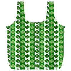 Clover Leaf Shamrock St Patricks Day Full Print Recycle Bag (xl) by Dutashop