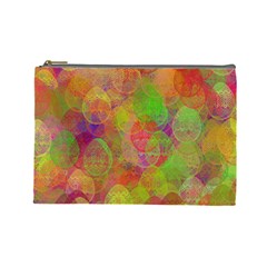 Easter Egg Colorful Texture Cosmetic Bag (large)