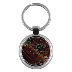 Abstract Art Key Chain (round)