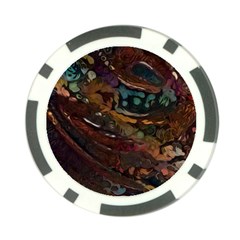 Abstract Art Poker Chip Card Guard