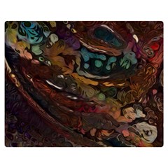 Abstract Art Double Sided Flano Blanket (medium) 