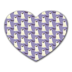 Halloween Ghost Bat Heart Mousepads