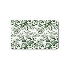 Green Leaves Magnet (name Card) by Eskimos