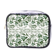 Green Leaves Mini Toiletries Bag (one Side) by Eskimos