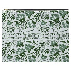 Green Leaves Cosmetic Bag (xxxl) by Eskimos
