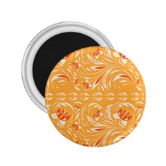 Orange Pattern 2 25  Magnets by Eskimos
