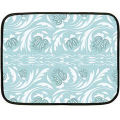 Blue Ornament Fleece Blanket (mini) by Eskimos