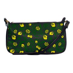 Yellow Flowers Shoulder Clutch Bag by Eskimos