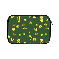 Yellow Flowers Apple Ipad Mini Zipper Cases by Eskimos