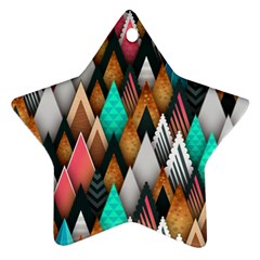 Abstract Triangle Tree Ornament (star)