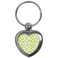 Christmas Green Tree Key Chain (heart)