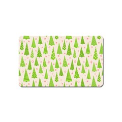 Christmas Green Tree Magnet (name Card)