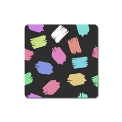 Many Colors Pattern Seamless Square Magnet