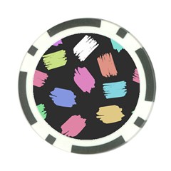 Many Colors Pattern Seamless Poker Chip Card Guard (10 Pack)