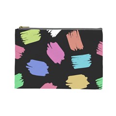 Many Colors Pattern Seamless Cosmetic Bag (large)